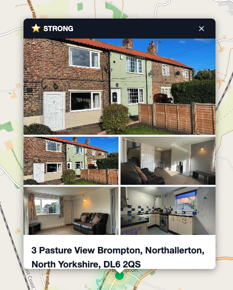 Property images and STRONG deal rating